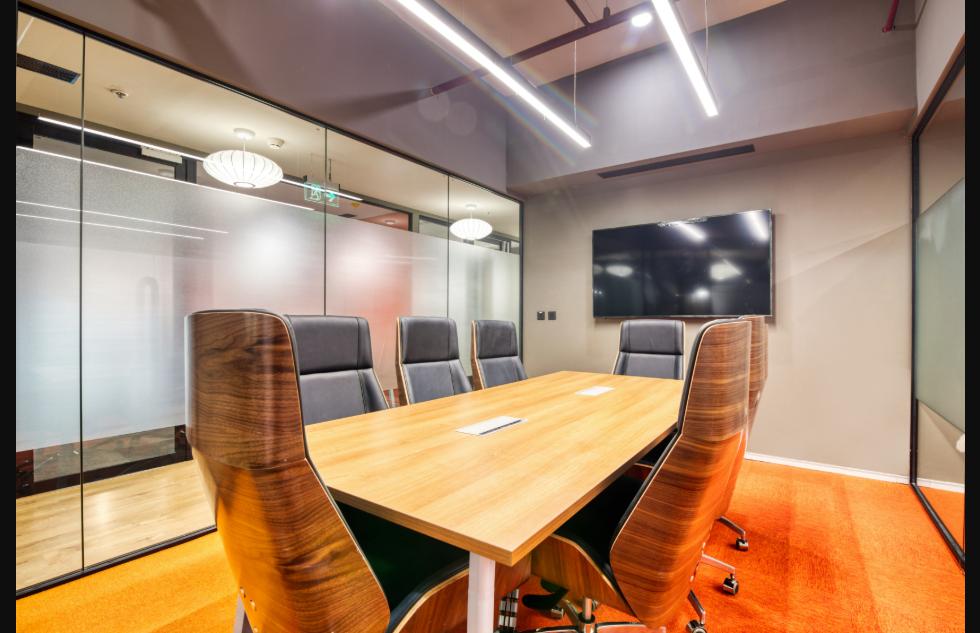 Textured laminate office furniture